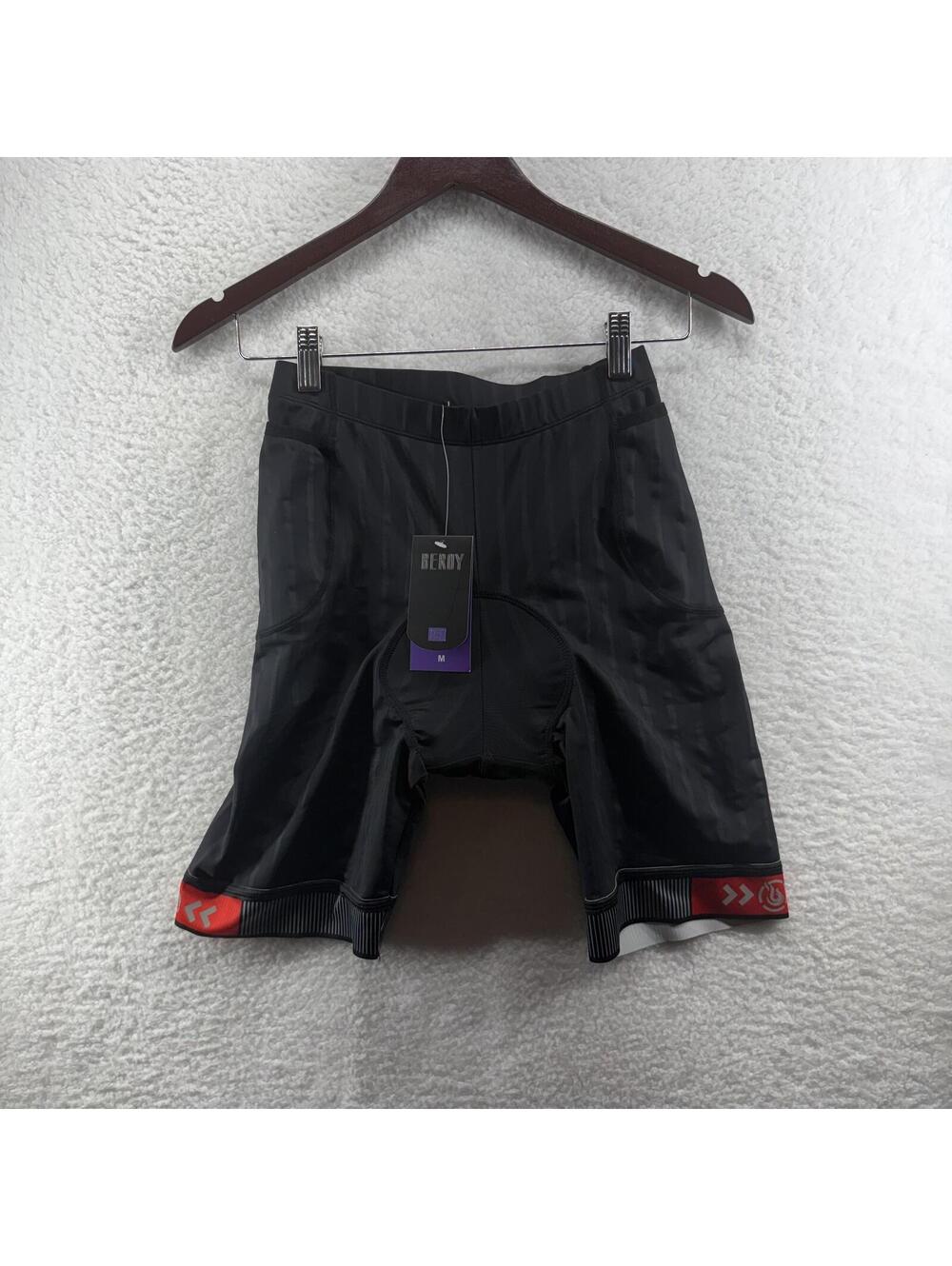 Beroy Bike Shorts 3D Gel Padding Cycling Spinning Road Bike Mens Medium NWT